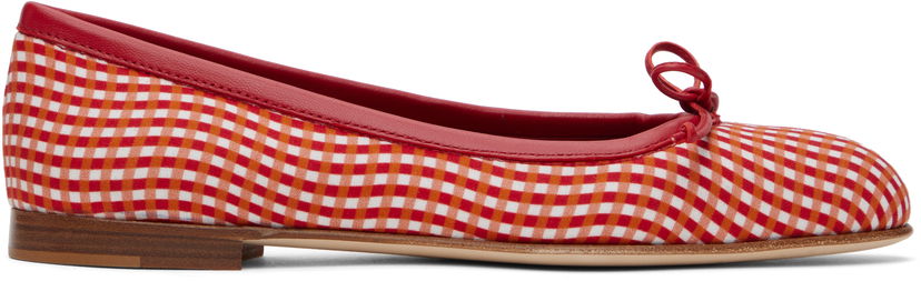 Tøj Manolo Blahnik Manolo Blahnik Veralli Ballerina Flats Rød | 424-1947
