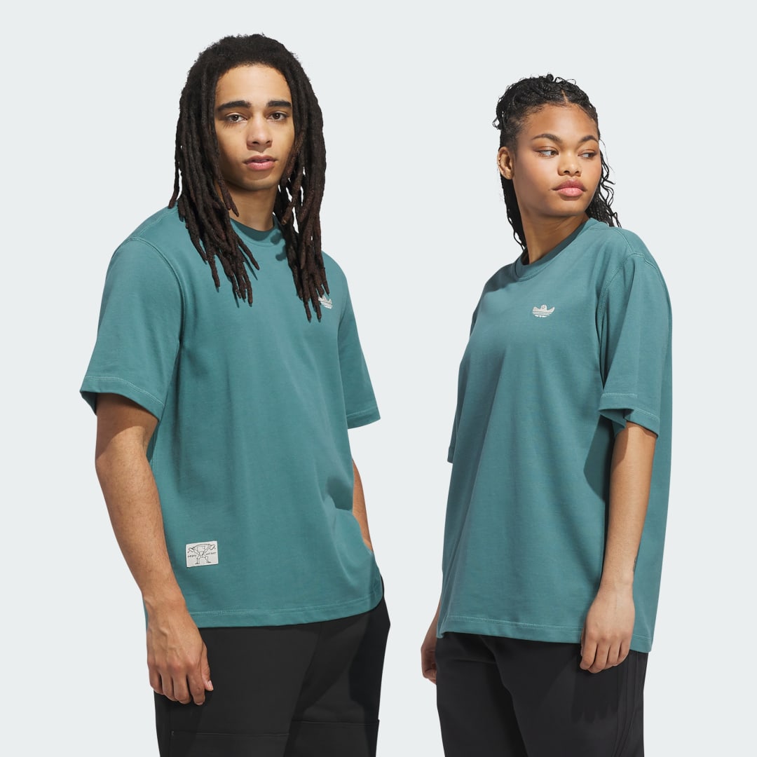T-shirt adidas Performance Shmoofoil Heavyweight T-Shirt Grøn | JX5448, 0