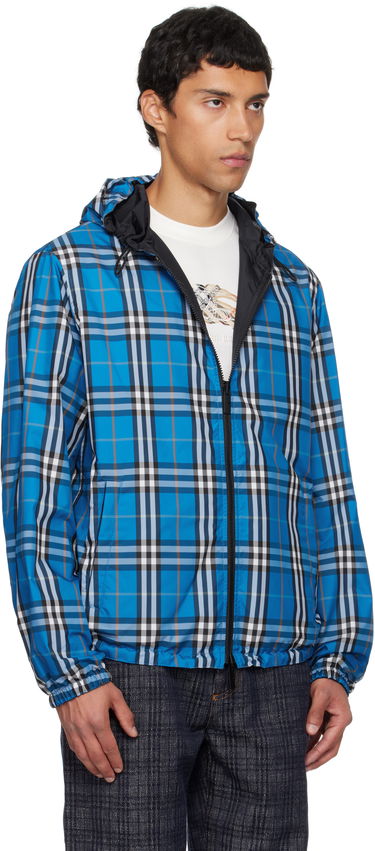 Jakke Burberry Burberry Hooded Reversible Jacket Blå | 8110369, 1