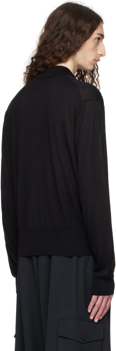 Sweater Versace Versace Knit Silk Cardigan Sort | 1020281_1A12273, 2