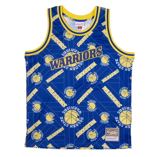 Jersey Mitchell & Ness Golden State Warriors Swingman Jersey Blå | MSPOBW19081-GSWPTNY, 0