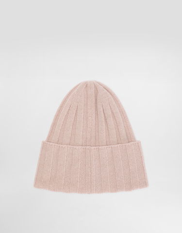 Beanie Dolce & Gabbana Dolce & Gabbana Wide Ribbed Knitted Hat Lyserød | LBKH94JDVDQF0991, 3