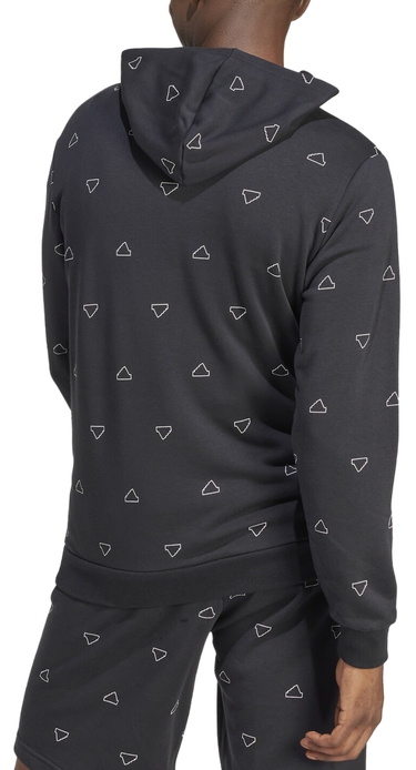Sweatshirt adidas Performance Sportswear Seasonal Essentials Monogram Graphic Hoodie Grå | iv9357, 1