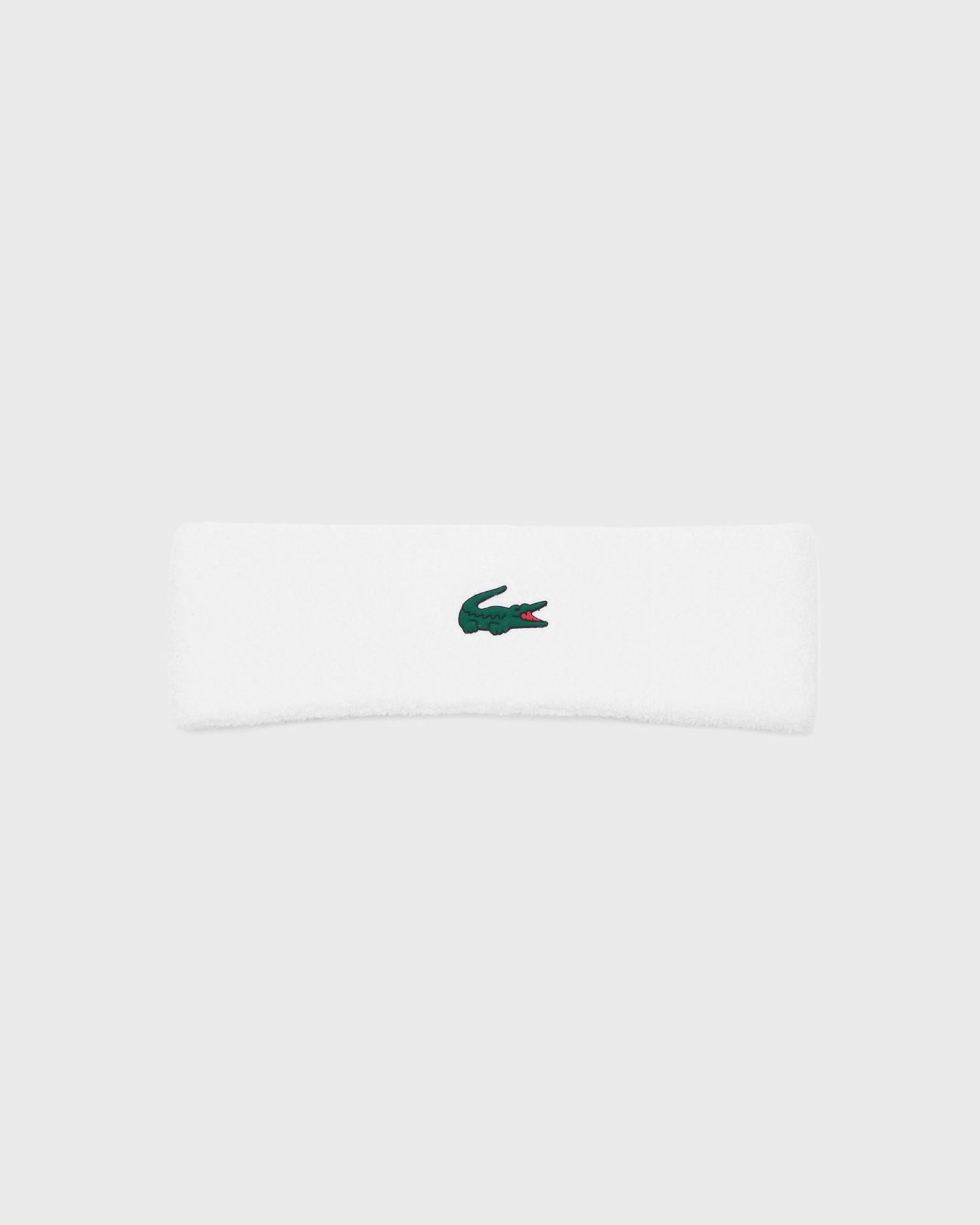 Tilbehør Lacoste Embroidered Logo Headband Hvid | RL7569-001, 0
