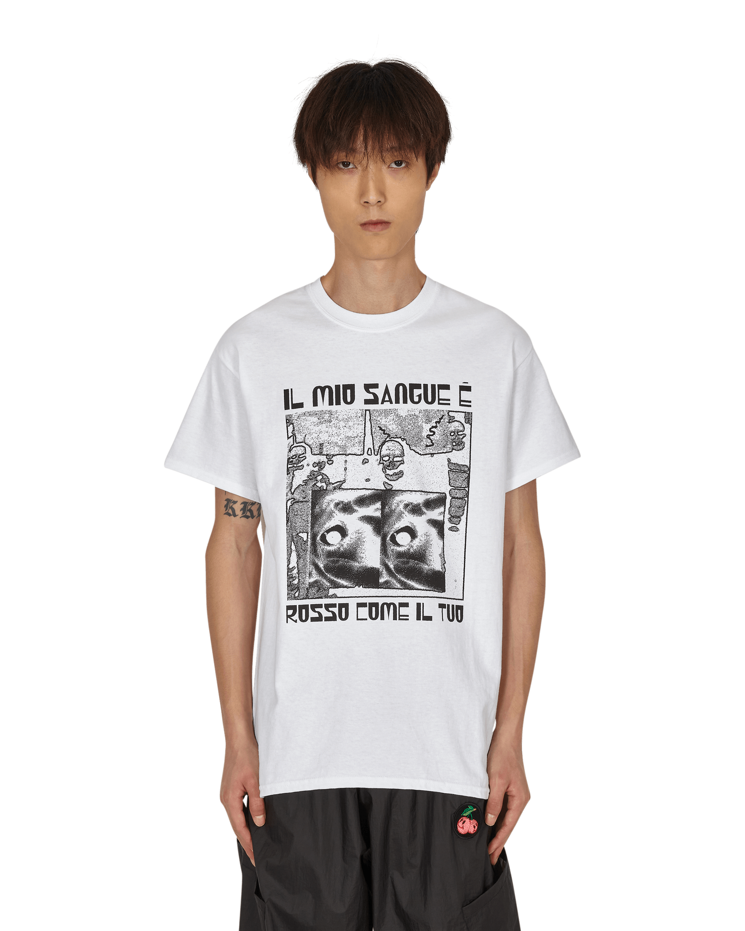 T-shirt Slam Jam Brain Dead Charity Hvid | SJCMTS01JY01 WHT001, 0
