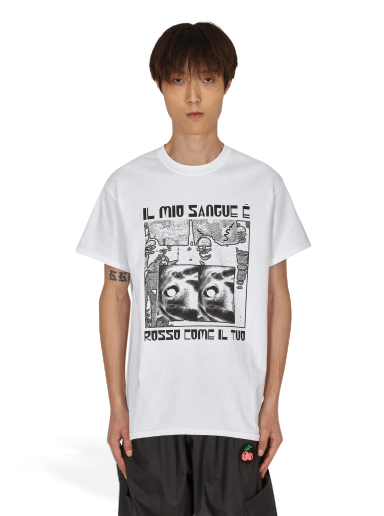 T-shirt Slam Jam Brain Dead Charity Hvid | SJCMTS01JY01 WHT001