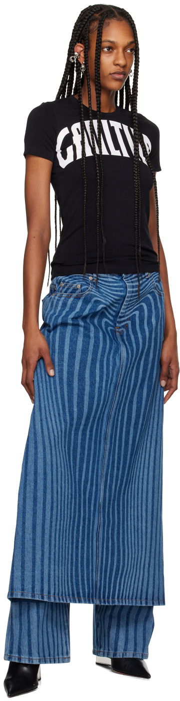 T-shirt Jean Paul Gaultier Jean Paul Gaultier 'The Gaultier' T-Shirt Sort | 24/25-F-TS071I-J056-0001, 3