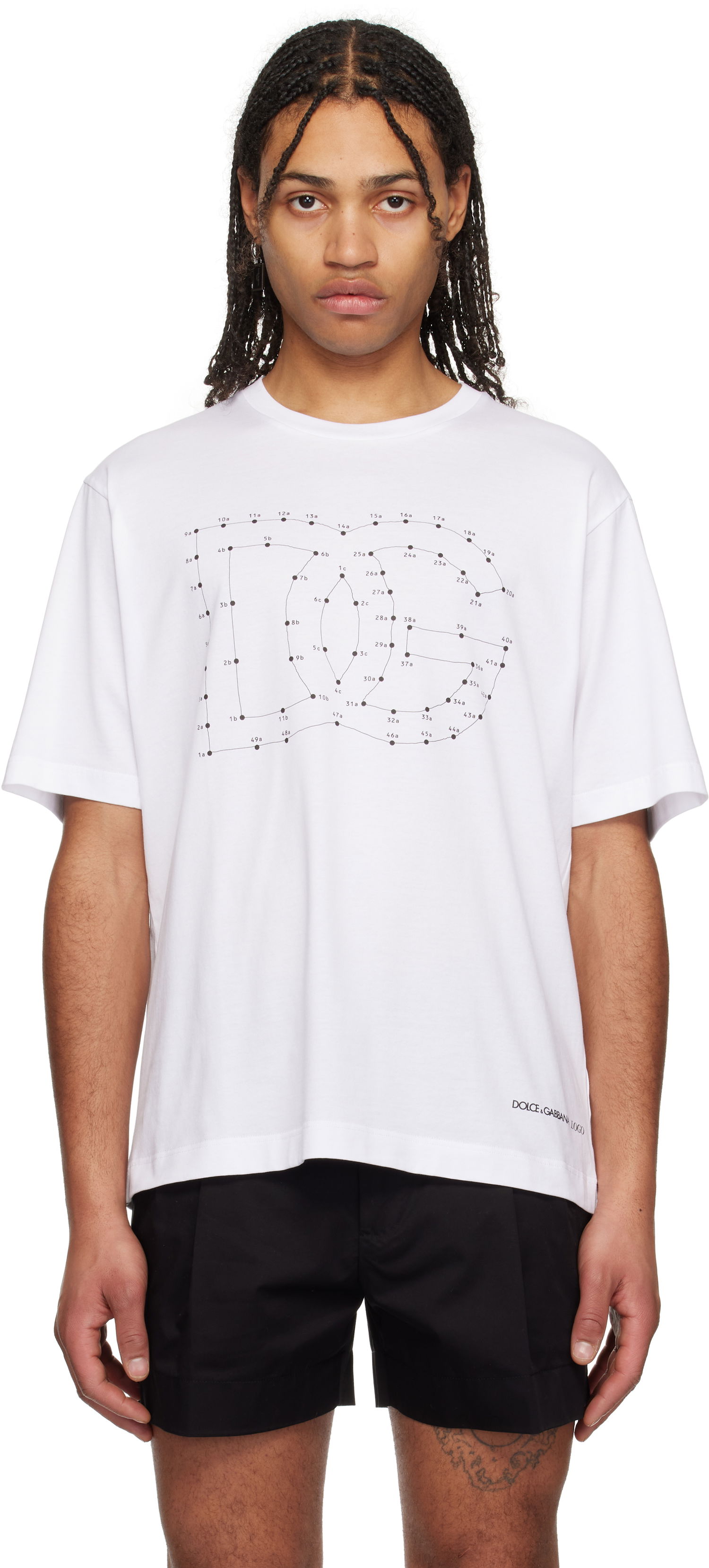 T-shirt Dolce & Gabbana Dolce&Gabbana 'Italian Holiday' Graphic Print T-Shirt Hvid | G8PN9TG7O4N, 0