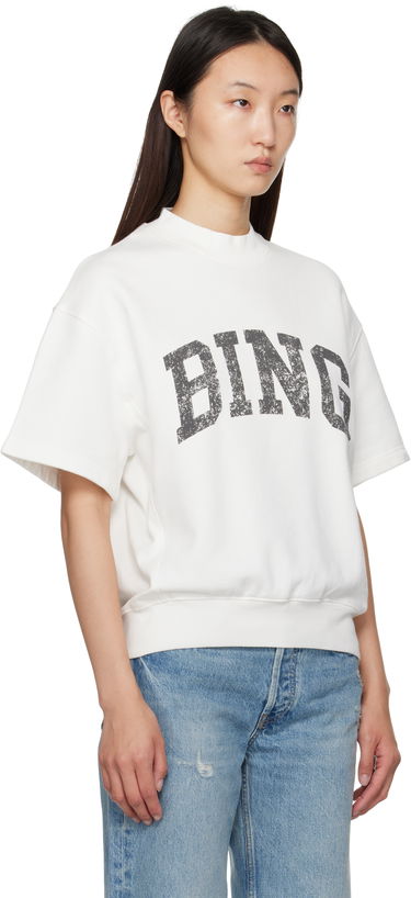 Sweatshirt Anine Bing ANINE BING Jay 'Bing' Sweatshirt Hvid | A-08-11002-OFW1, 1