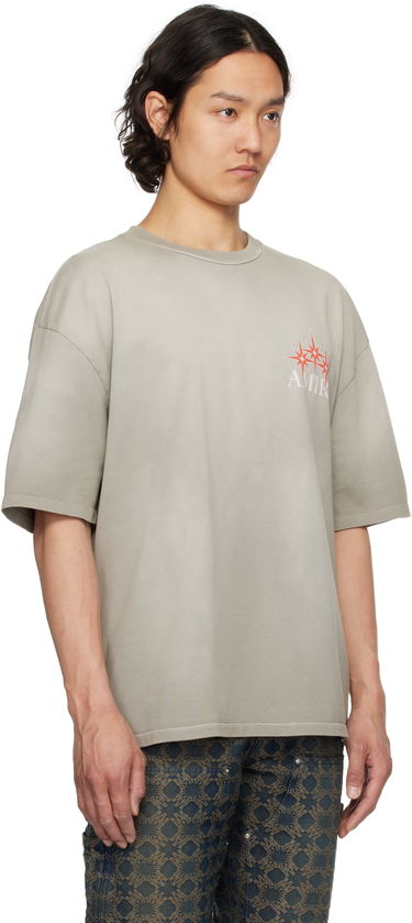 T-shirt AMIRI Amiri Starburst Oversized T-Shirt Sort | AMJYTE1179, 4