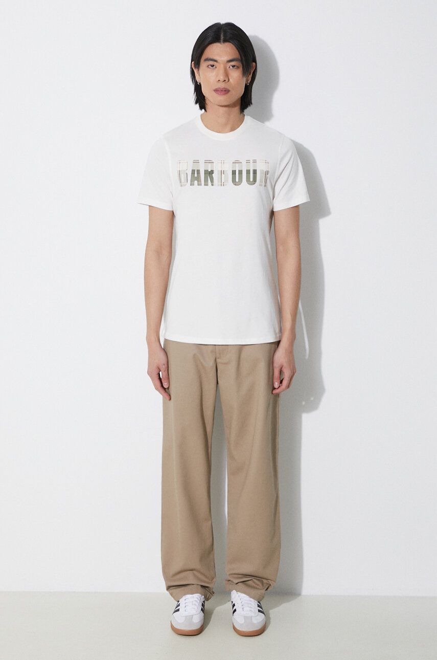 T-shirt Barbour T-Shirt With Print Beige | MTS1275, 1