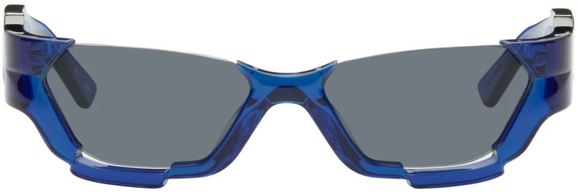 Solbriller Feng Chen Wang Feng Chen Wang Deconstructed Sunglasses Blå | SSE-WS02-BLC