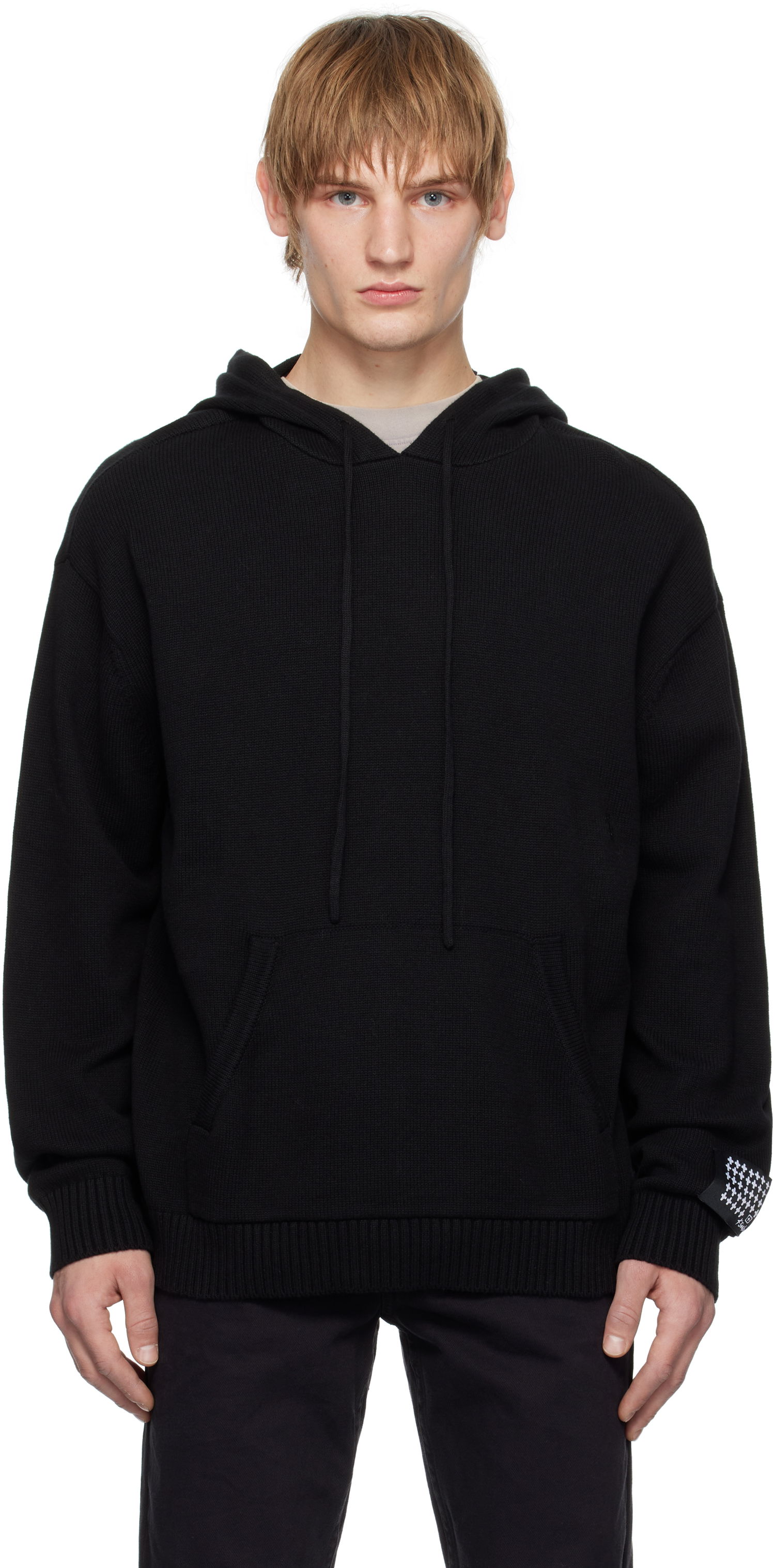 Sweatshirt Ksubi Knit Hoodie with Kangaroo Pocket Sort | MPS25KW005, 0