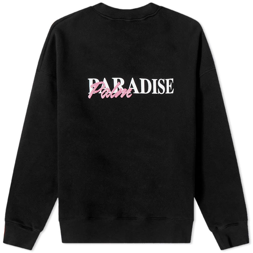 Sweater Palm Angels Paradise Palm Classic Crew Neck Sort | PWBA017S23FLE0051001, 0