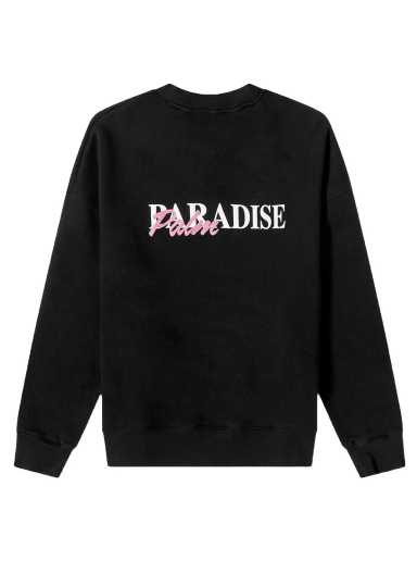 Sweater Palm Angels Paradise Palm Classic Crew Neck Sort | PWBA017S23FLE0051001