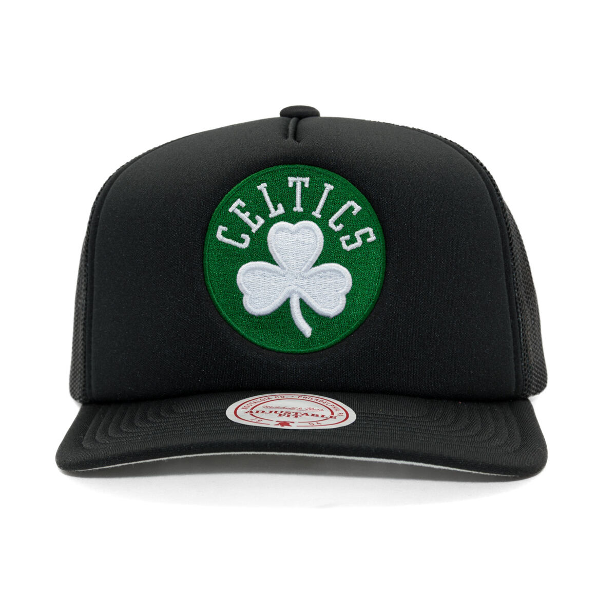 Kasket Mitchell & Ness Mitchell & Ness Hidden Trucker Hat Boston Celtics Sort | HT11408-BCEBLCK, 1