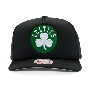 Kasket Mitchell & Ness Mitchell & Ness Hidden Trucker Hat Boston Celtics Sort | HT11408-BCEBLCK, 1