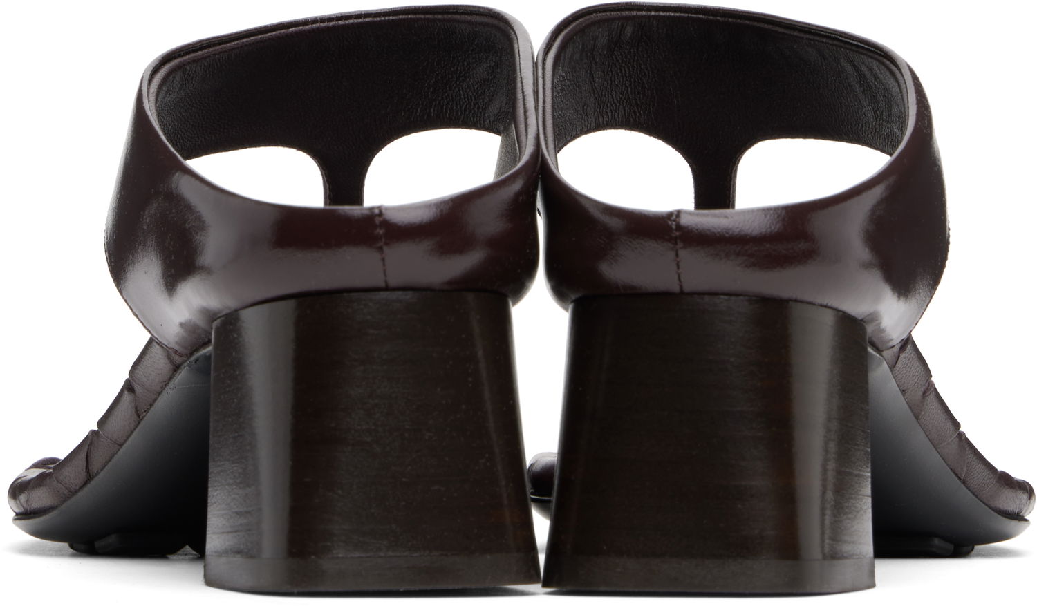 Skopleje Bottega Veneta Bottega Veneta Marella Thong Heeled Sandals Bourgogne | 807023 V3H90, 1