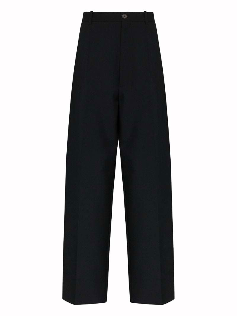 Bukser Balenciaga Loose Tailored Trousers Sort | 622229TXI171000
