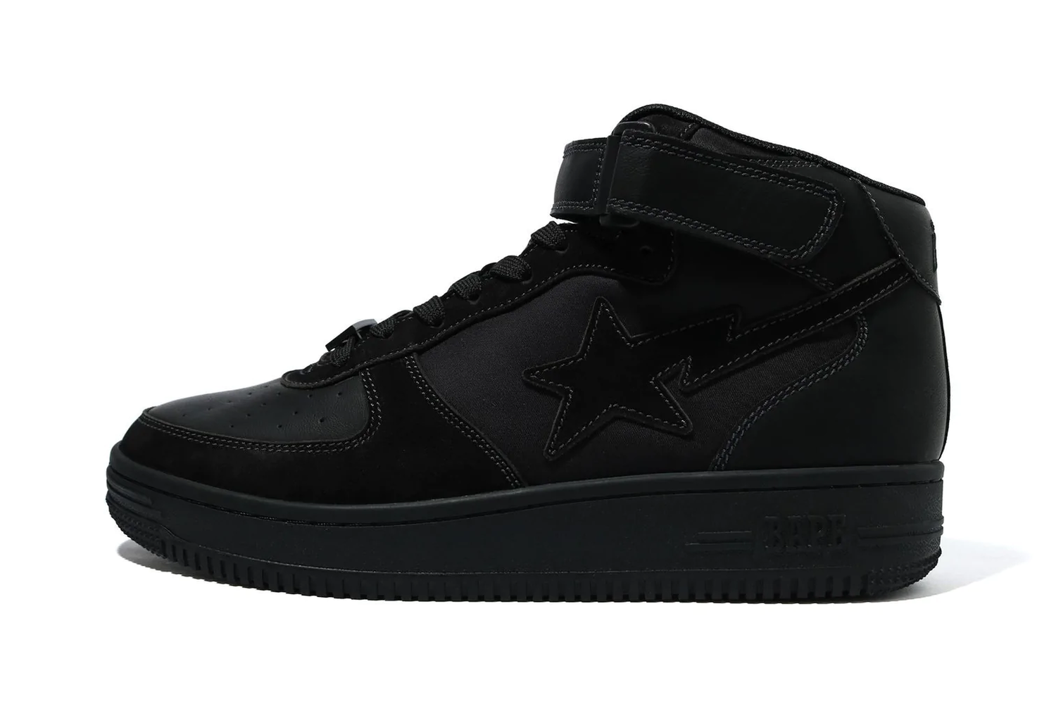 Sneakers og sko BAPE Military Sta Mid "Black" Sort | 1H30191006 BLK, 0