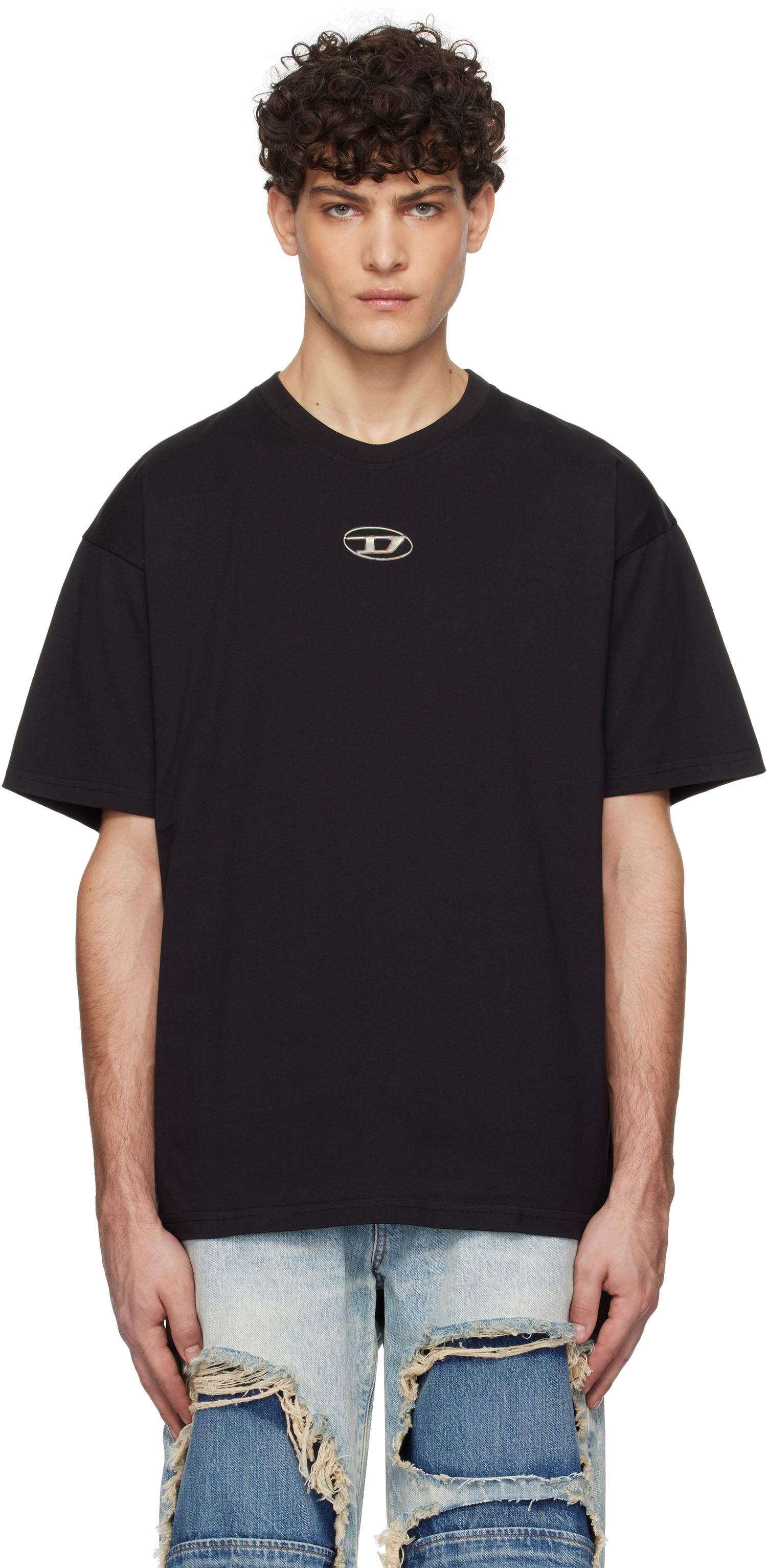 T-shirt Diesel Black T-Boxt-S5 Graphic T-Shirt Sort | A17049-0AKAK-9XX, 0