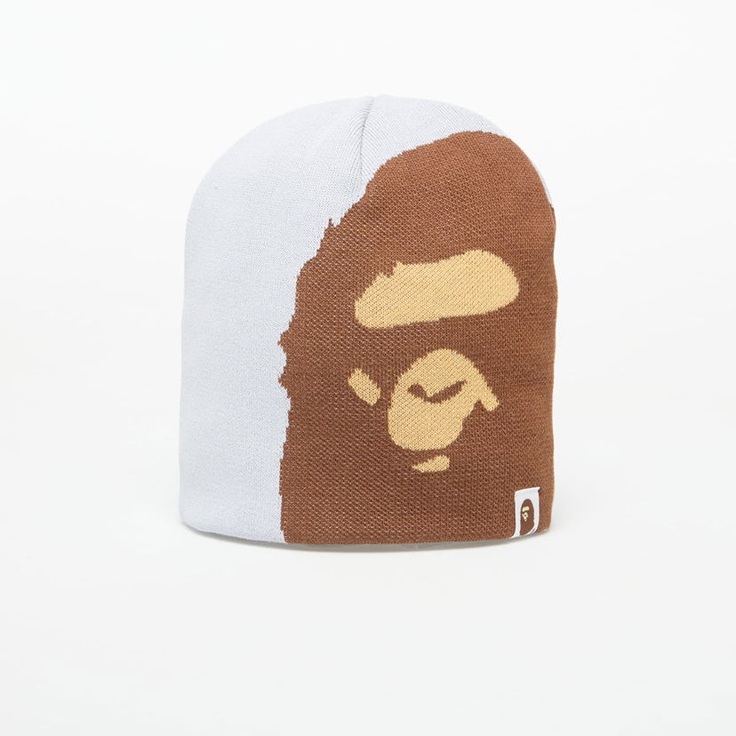 Beanie BAPE A BATHING APE Ape Head Knit Cap Hvid | 001HTL301005MGRA