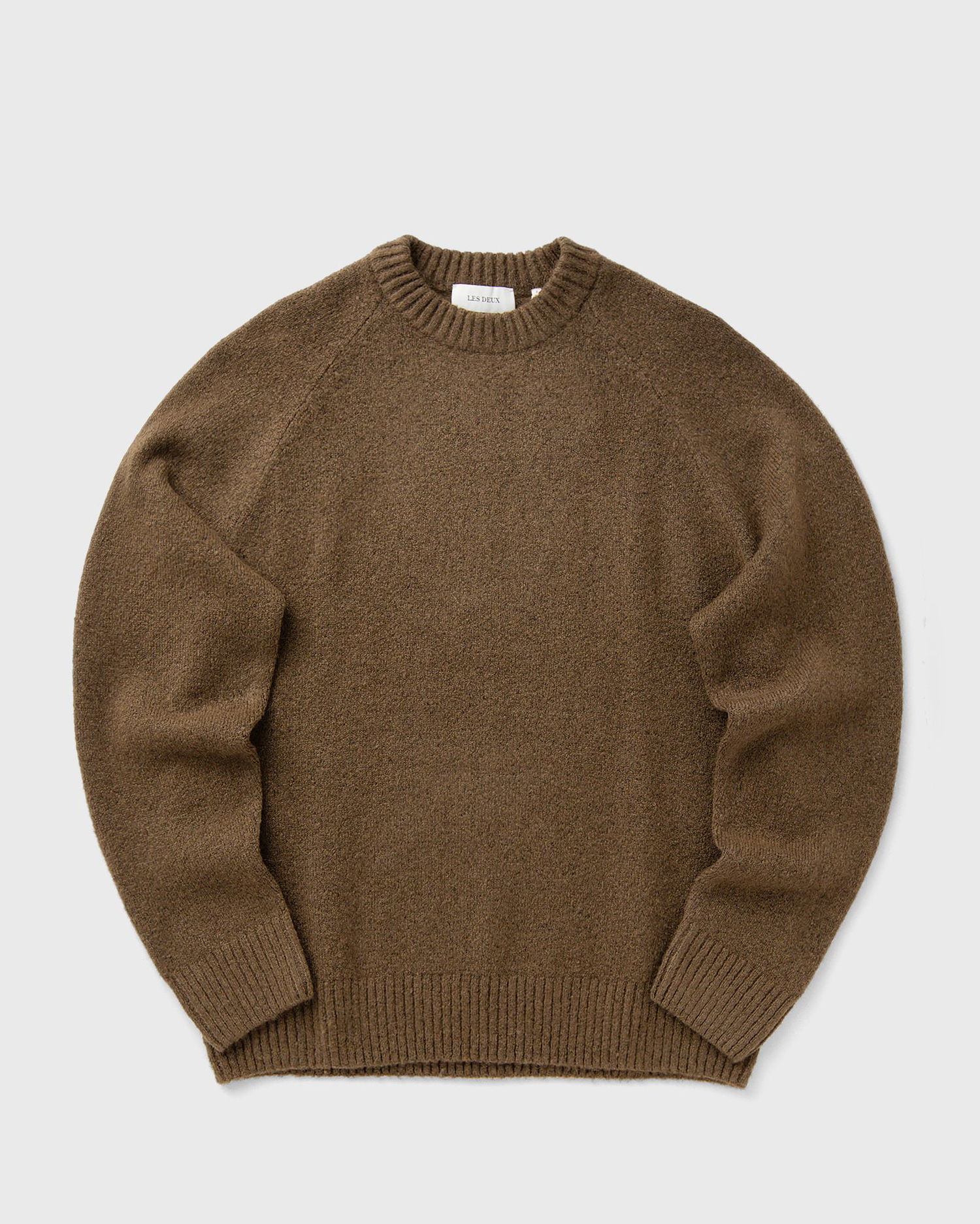 Sweater Les Deux Gilbert Crewneck Knit Brun | 1000555-826, 0