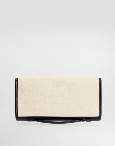 Rygsække og tasker Dolce & Gabbana Dolce & Gabbana Atene Canvas & Calfskin Necessaire Beige | BP3438AG4408S469, 3