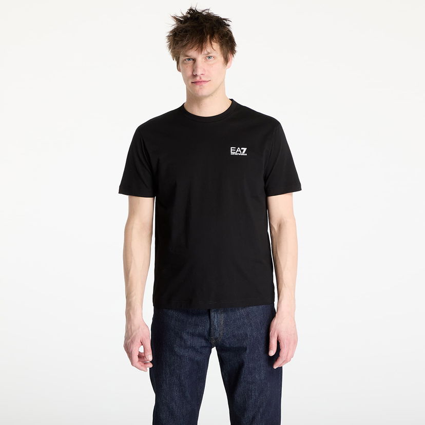 T-shirt Emporio Armani EA7 Emporio Armani Train Logo Series T-Shirt Sort | 7M000567AF10375MC001