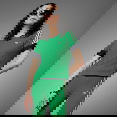 T-shirt adidas Originals Adicolor 70s Knit Tee Grøn | IK7844, 0