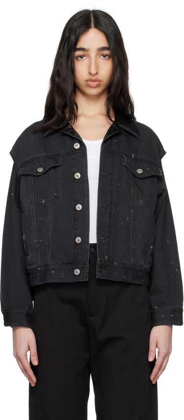 Jakke Maison Margiela MM6 Maison Margiela Splatter Effect Denim Jacket Sort | S62AN0150 M30011, 0