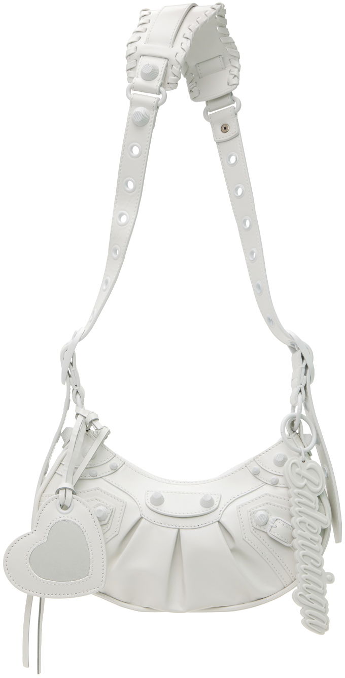 Skuldertaske Balenciaga 'Le Cagole' XS Shoulder Bag Hvid | 671309 2AAN4, 0