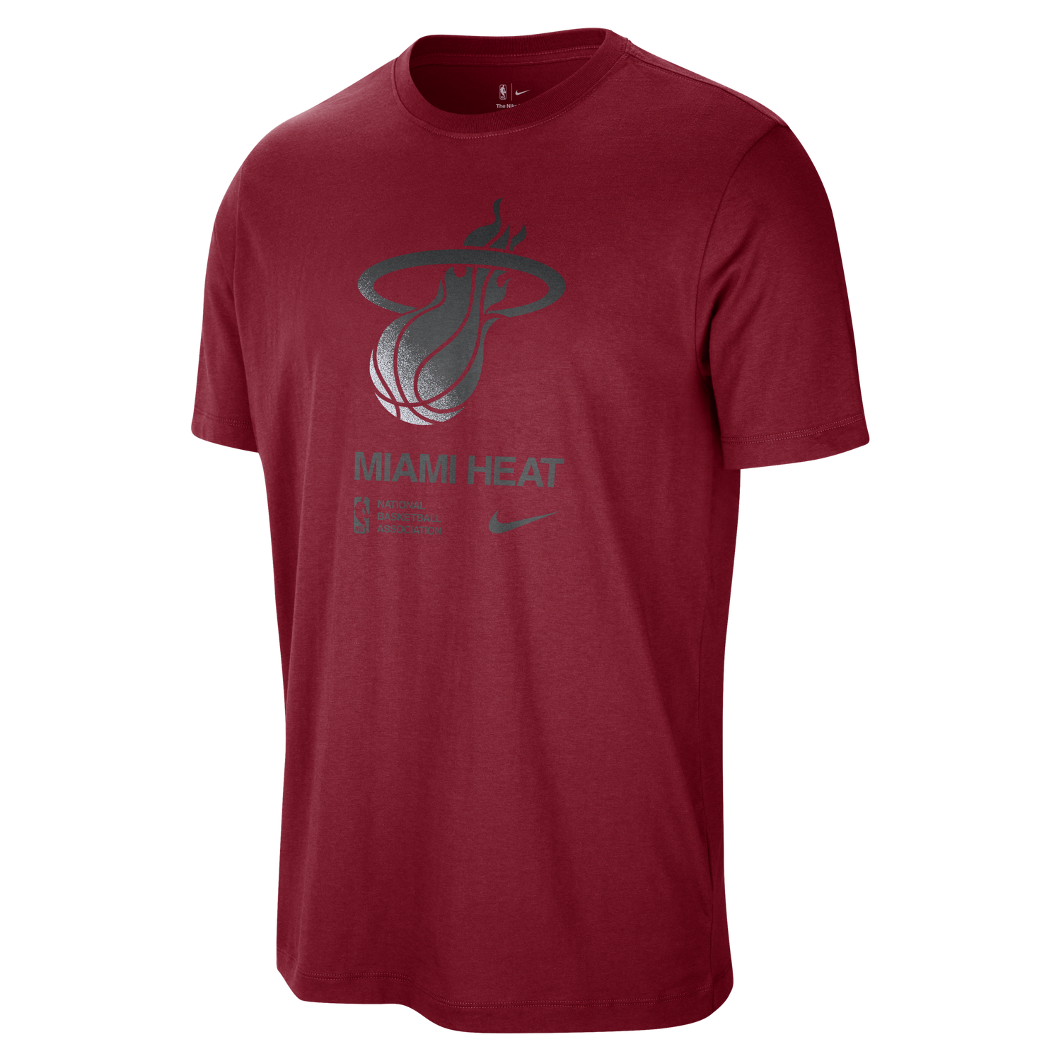 T-shirt Nike NBA Miami Heat Courtside Bourgogne | HF1218-608, 0