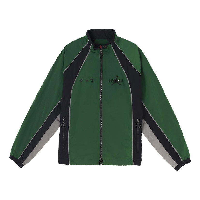Vindjakke Jordan Off-White x Air Jordan Track Jacket Grøn | CV3503-361