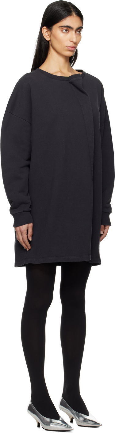 Kjole Maison Margiela MM6 Maison Margiela Sweat Jersey Darting Minidress Sort | S52DA0050 M25014, 1