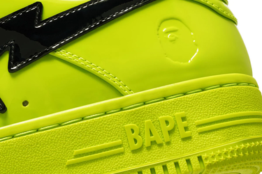 Sneakers og sko BAPE Bape Sta #2 Yellow/Black Grøn | 0ZXSHM191302M-YEL, 5