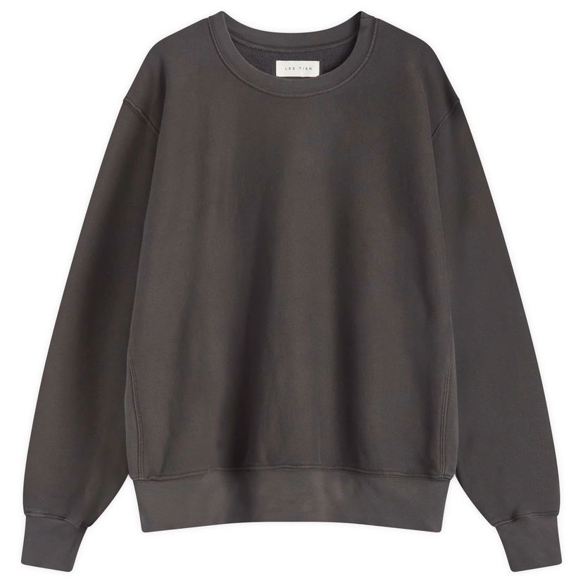 Sweatshirt LES TIEN Heavyweight Crop Crew Sweatshirt Grå | CF-1003-VTB