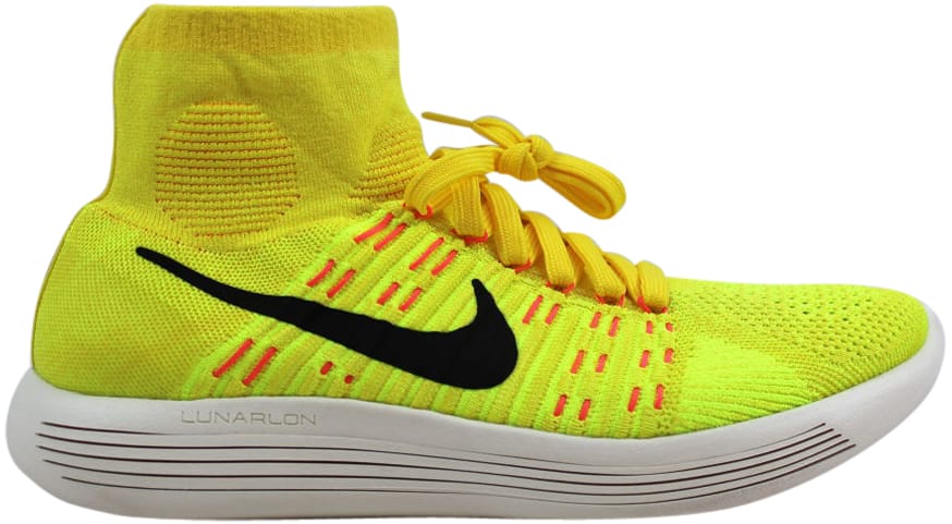 Sneakers og sko Nike Lunarepic Flyknit Yellow Strike Gul | 818676-700, 0