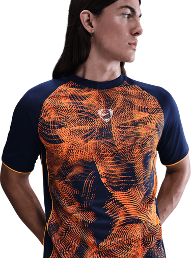 T-shirt Nike Dri-FIT Academy+ All Over Print Training T-Shirt Mørkeblå | hv1824-494, 2