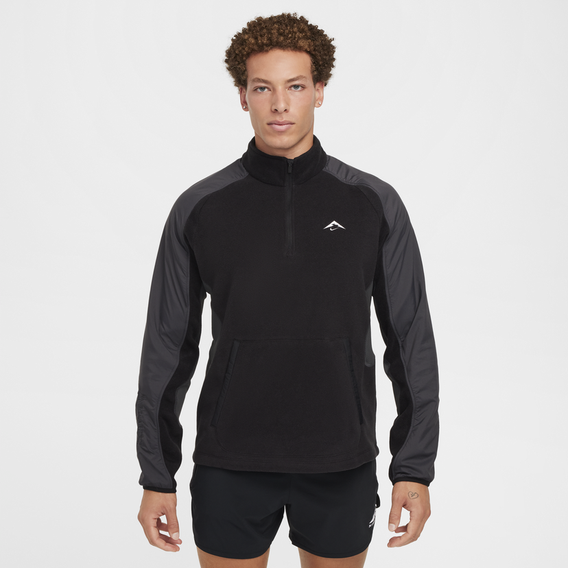 Sweatshirt Nike Trail Running Fleece Pullover Sort | FV9962-010