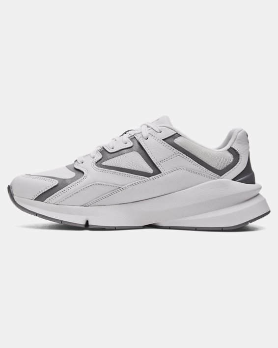 Sneakers og sko Under Armour Unisex Forge 96 Lederschuhe Weiß / Weiß / Reflektierend 44 Hvid | 3027719-100, 1