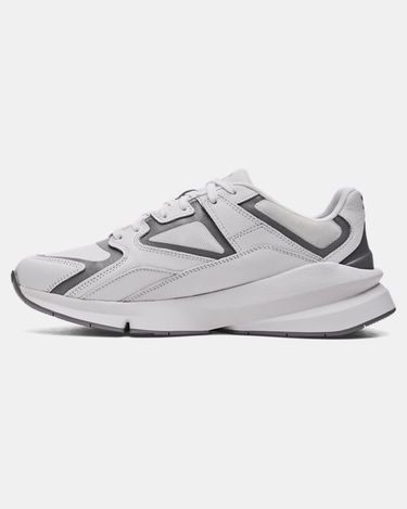 Sneakers og sko Under Armour Unisex Forge 96 Lederschuhe Weiß / Weiß / Reflektierend 44 Hvid | 3027719-100, 1