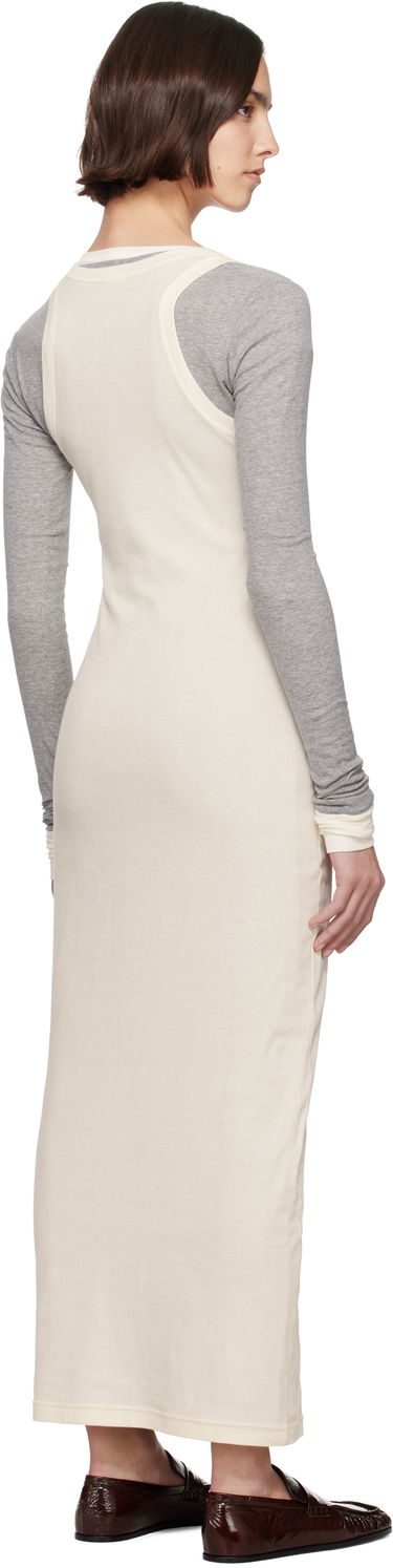 Kjole Jil Sander Layered Maxi Dress Grå | J40FV0103_JTN357, 2