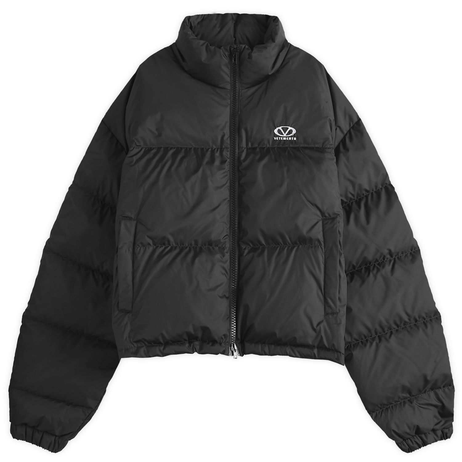 Puffer jakke VETEMENTS Vetements Logo Puffer Jacket, Size Large Sort | UA66JA350B, 1