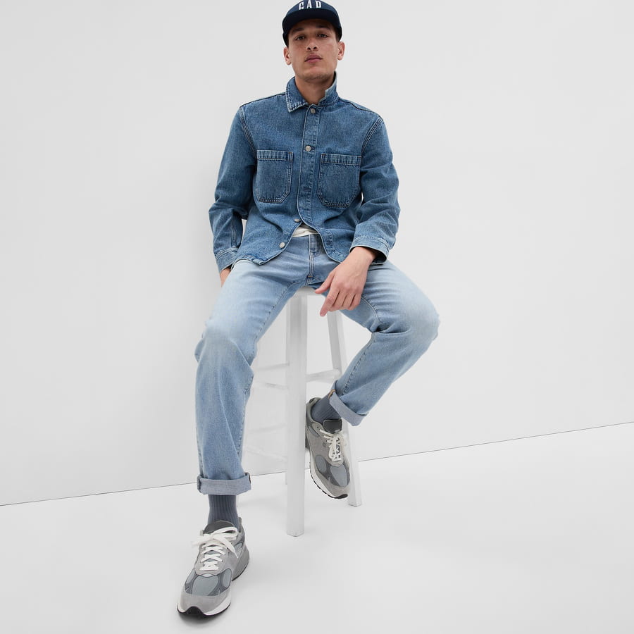 Jeans GAP Straight Jeans Blå | 598134-00, 0
