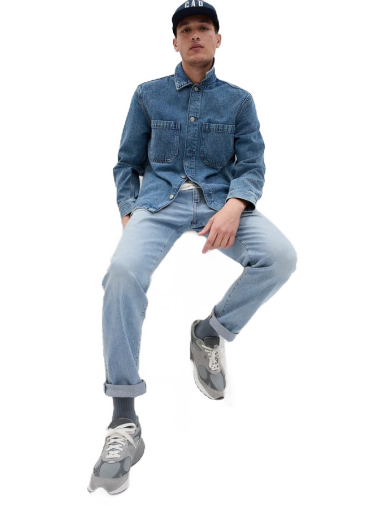 Jeans GAP Straight Jeans Blå | 598134-00