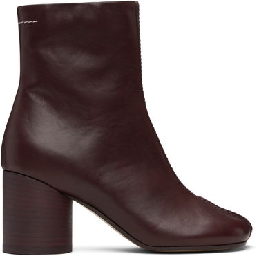 Sneakers og sko Maison Margiela MM6 Maison Margiela Anatomic Stitch Ankle Boots Bourgogne | S59WU0260 P5000, 0