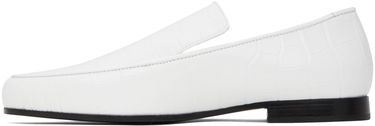 Tøj TOTEME TOTEME 'The Croco Oval' Loafers Hvid | 234-WAS813-LE0023, 2