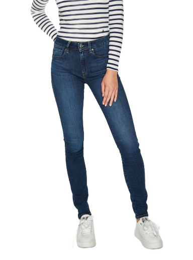 Jeans G-Star Raw ® 3301 High Waist Skinny Jeans Mørkeblå | D05175.8968