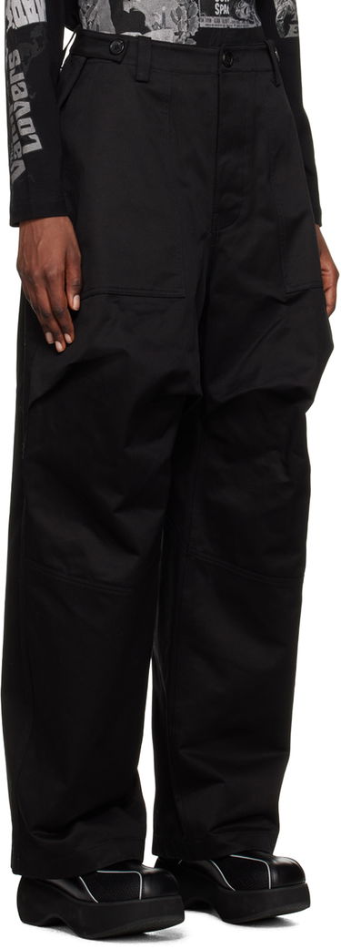 Cargo bukser We11done We11done Paneled Trousers Sort | WD-PT1-23-238-W-BK, 1